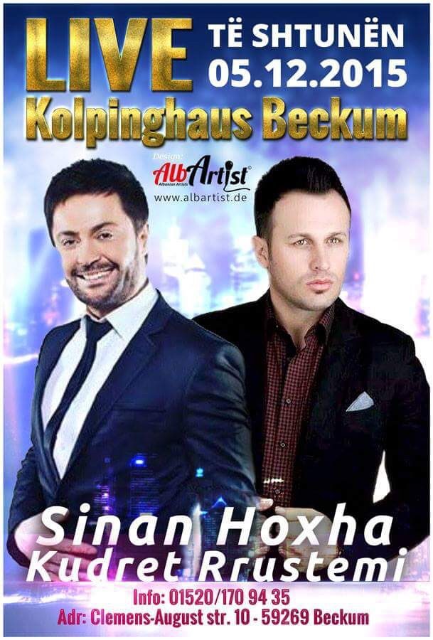 Reklama 10 Kolpinghaus Beckum Live Sinan Hoxha
