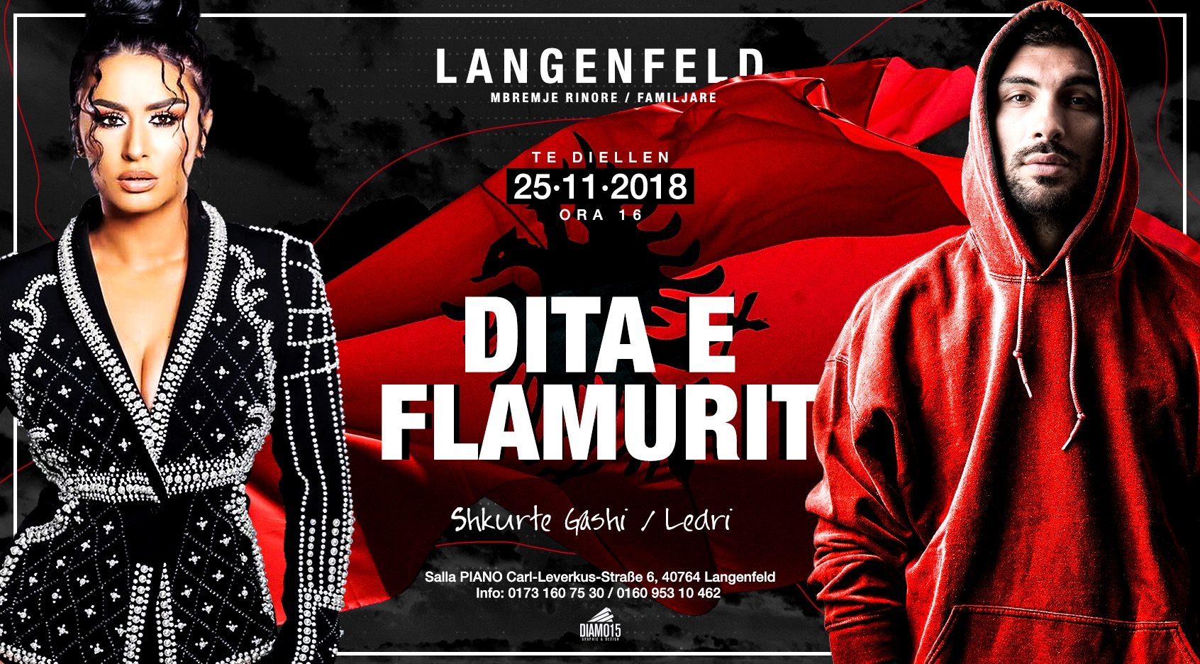 Reklama 13 Black Diamond – Dita e Flamurit 2018 ne Langenfeld – Shkurte Gashi – Ledri